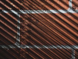 Preview wallpaper wall, brick, shadow, stripes, texture