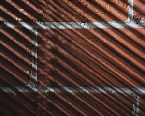 Preview wallpaper wall, brick, shadow, stripes, texture