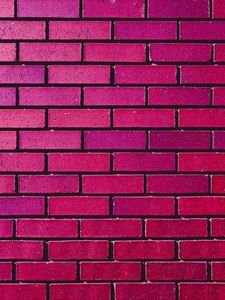 Preview wallpaper wall, brick, texture, pink, purple, shades