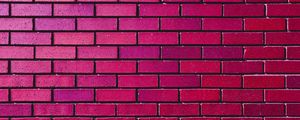 Preview wallpaper wall, brick, texture, pink, purple, shades