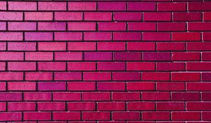 Preview wallpaper wall, brick, texture, pink, purple, shades