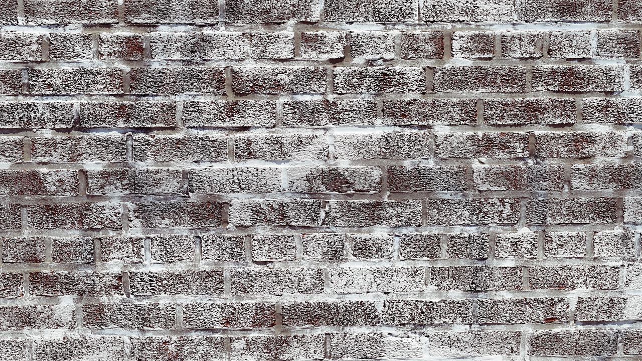 Wallpaper wall, brick, texture, white