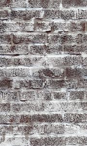 Preview wallpaper wall, brick, texture, white