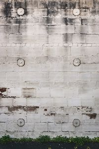 Preview wallpaper wall, brick, texture, white, spots