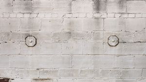 Preview wallpaper wall, brick, texture, white, spots