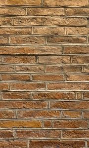 Preview wallpaper wall, brick, texture, surface, brown