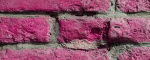 Preview wallpaper wall, brick, texture, pink