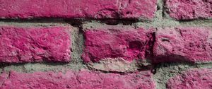 Preview wallpaper wall, brick, texture, pink