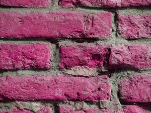 Preview wallpaper wall, brick, texture, pink