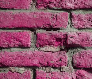Preview wallpaper wall, brick, texture, pink