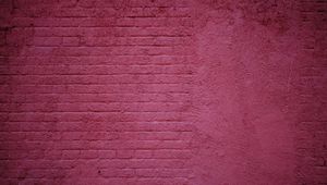 Preview wallpaper wall, brick wall, bricks, pink