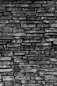 Preview wallpaper wall, brick wall, gray, texture