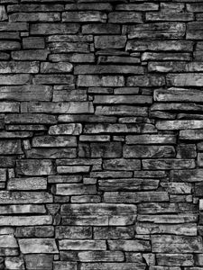 Preview wallpaper wall, brick wall, gray, texture