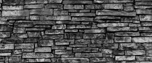 Preview wallpaper wall, brick wall, gray, texture