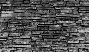 Preview wallpaper wall, brick wall, gray, texture