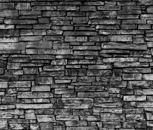 Preview wallpaper wall, brick wall, gray, texture