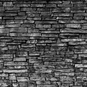 Preview wallpaper wall, brick wall, gray, texture