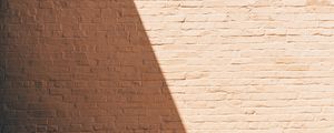 Preview wallpaper wall, brick wall, shadow, light