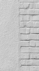 Preview wallpaper wall, brick, white, paint, bumps
