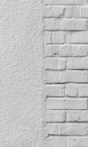 Preview wallpaper wall, brick, white, paint, bumps