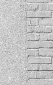 Preview wallpaper wall, brick, white, paint, bumps