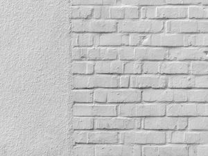 Preview wallpaper wall, brick, white, paint, bumps