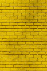 Preview wallpaper wall, brick, yellow, paint, texture