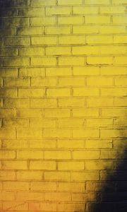 Preview wallpaper wall, brick, yellow, texture