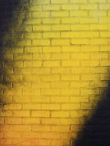 Preview wallpaper wall, brick, yellow, texture