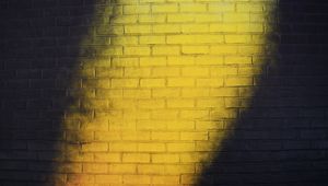 Preview wallpaper wall, brick, yellow, texture