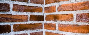 Preview wallpaper wall, bricks, angle, texture