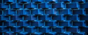 Preview wallpaper wall, bricks, blue