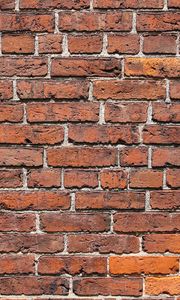 Preview wallpaper wall, bricks, brick wall, texture, red