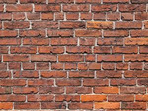 Preview wallpaper wall, bricks, brick wall, texture, red