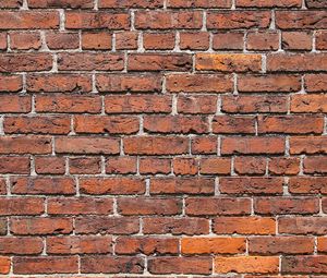 Preview wallpaper wall, bricks, brick wall, texture, red