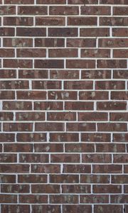 Preview wallpaper wall, bricks, brown, texture