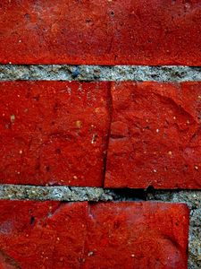 Preview wallpaper wall, bricks, cement, background, texture