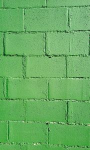 Preview wallpaper wall, bricks, green
