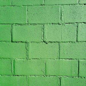 Preview wallpaper wall, bricks, green