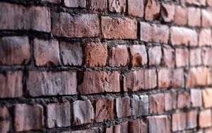 Preview wallpaper wall, bricks, relief, texture