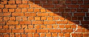 Preview wallpaper wall, bricks, rough, texture, brown