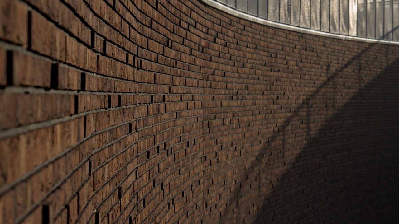 Wallpaper wall, bricks, shadow