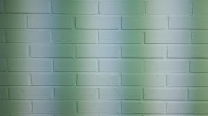 Preview wallpaper wall, bricks, stripes, white, green, texture