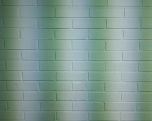 Preview wallpaper wall, bricks, stripes, white, green, texture