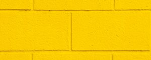 Preview wallpaper wall, bricks, surface, rough, yellow