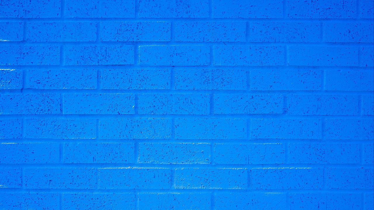 Wallpaper wall, bricks, texture, rough, blue