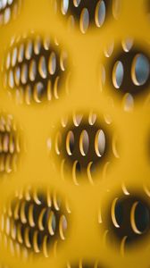 Preview wallpaper wall, circles, spots, yellow