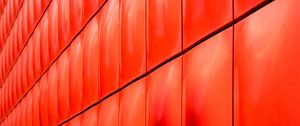 Preview wallpaper wall, facade, squares, red