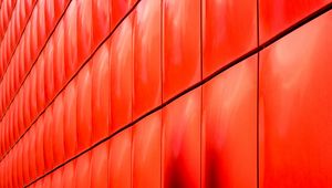 Preview wallpaper wall, facade, squares, red
