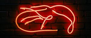 Preview wallpaper wall, lamp, neon, light, dark